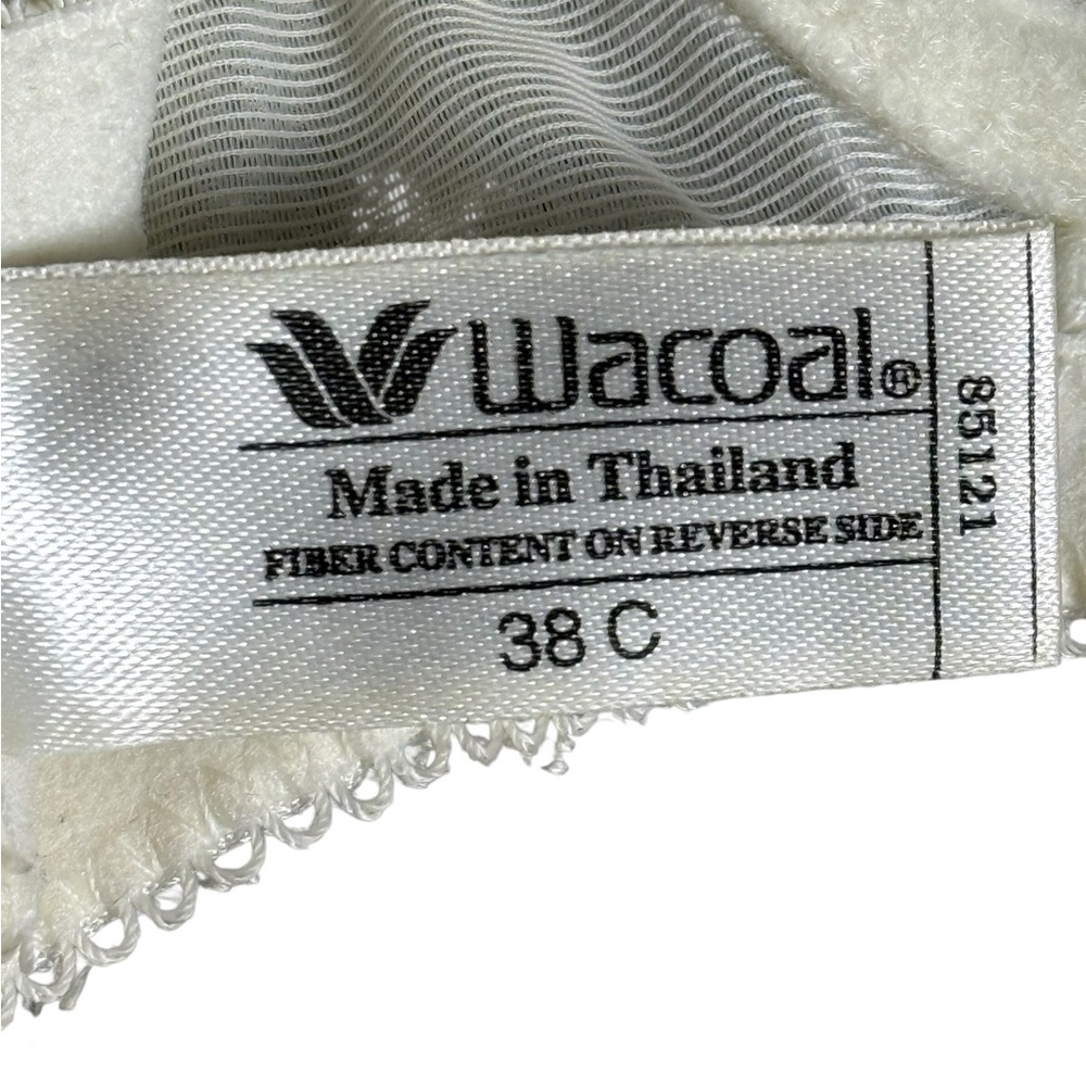 Wacoal Ivory Lace Embroidered Underwire Bra 38C - Picture 2 of 6